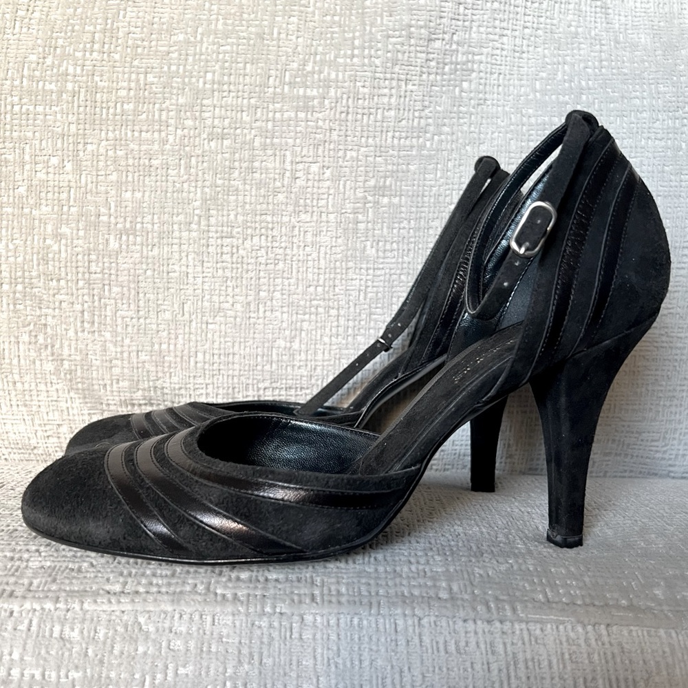 Vintage Fornarina Heels with Ankle Strap EUC, Whimsigoth, 1940's Vibe